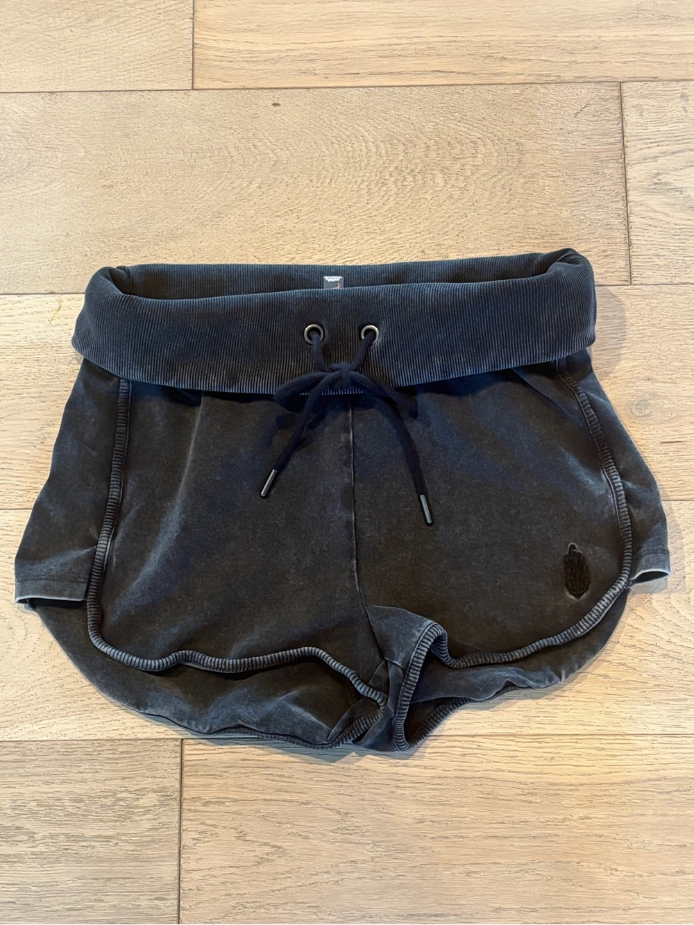 NWOT Free People Movement Way Home Shorts – Washed Black – Size Small